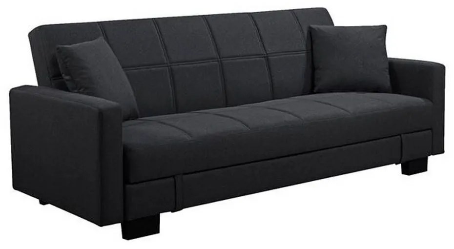 Καναπές Κρεβάτι Kelso Black Ε9928,5 197x81x80 Fabric