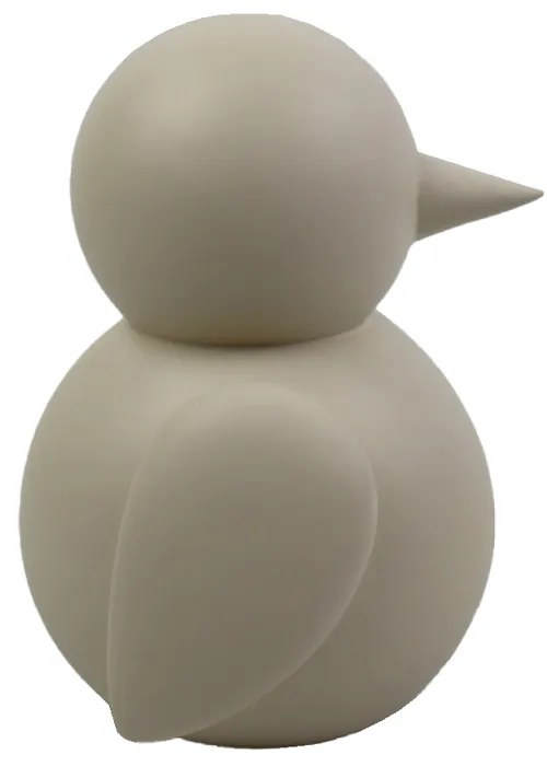 ODIN DECO ΠΟΥΛΙ POLYRESIN ΜΠΕΖ 13x12xH16cm - 029683