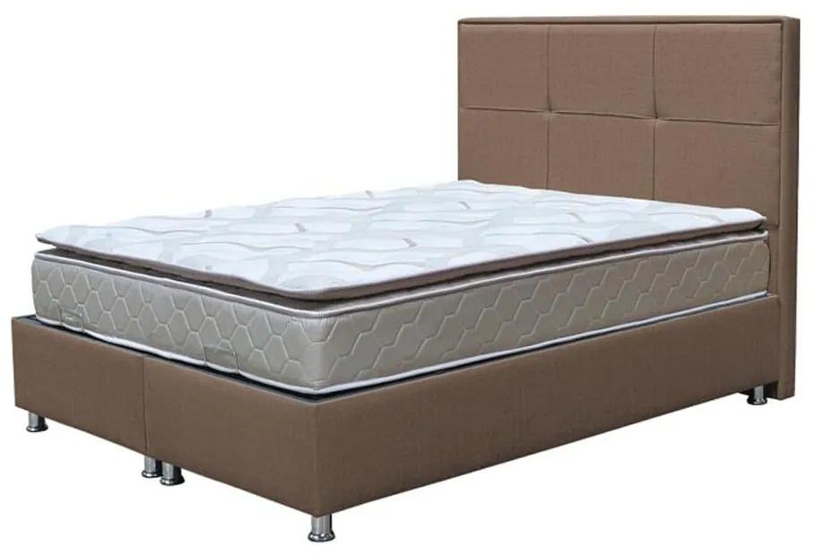 Κρεβάτι Διπλό Με Αποθηκευτικό Χώρο Nicolle 828-00-097 208x162x130cm Brown Διπλό