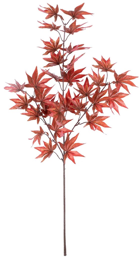 GloboStar® Artificial Garden MAPLE BRANCH 20263 Τεχνητό Διακοσμητικό Κλαδί Σφένδαμου Π25 x Υ90cm