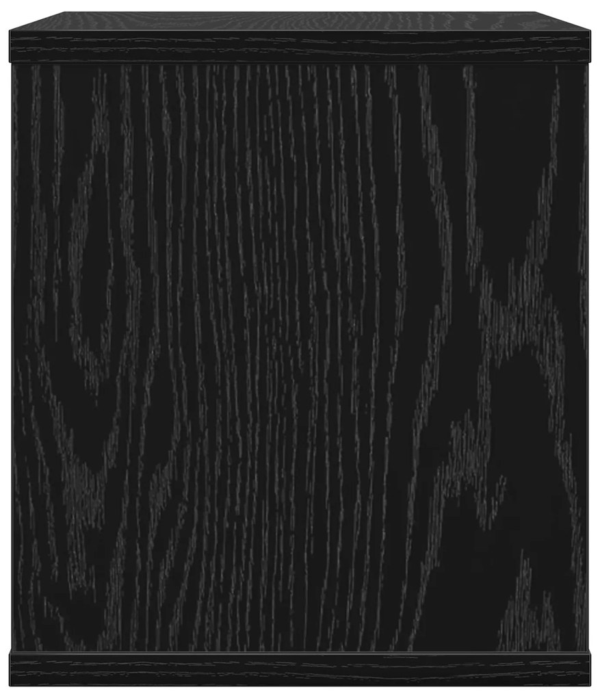 vidaXL Οργανωτής Γραφείου Μαύρη Δρυς 36x26x29.5 cm Επεξεργασμένο Ξύλο