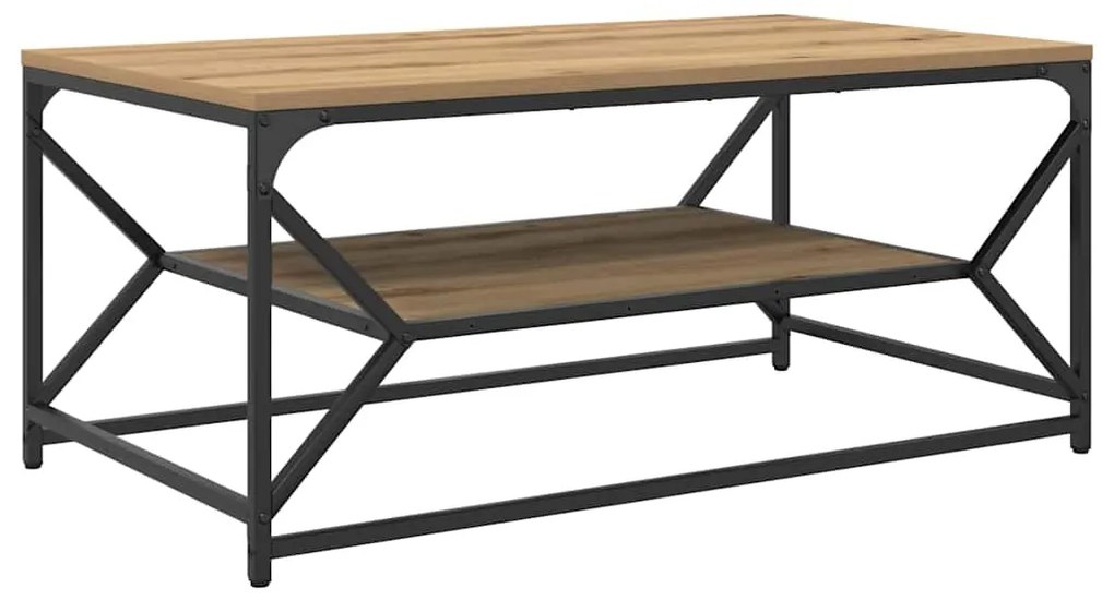 vidaXL Τραπεζάκι σαλονιού Artisan Oak 90 x 50 x 40 cm