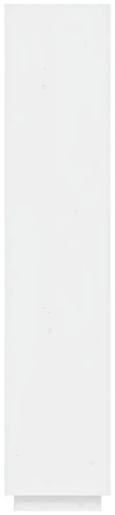 vidaXL Βιβλιοθήκη/Διαχωριστικό Χώρου Λευκό 40x35x167 εκ. Μασίφ Πεύκο