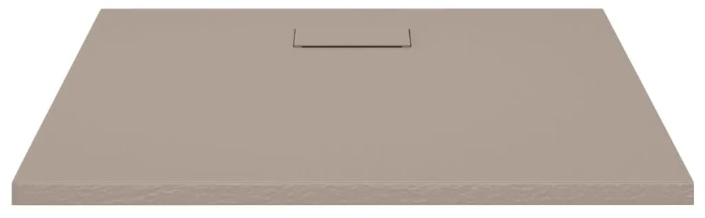 vidaXL Βάση Ντουζιέρας Καφέ 90 x 80 εκ. από SMC