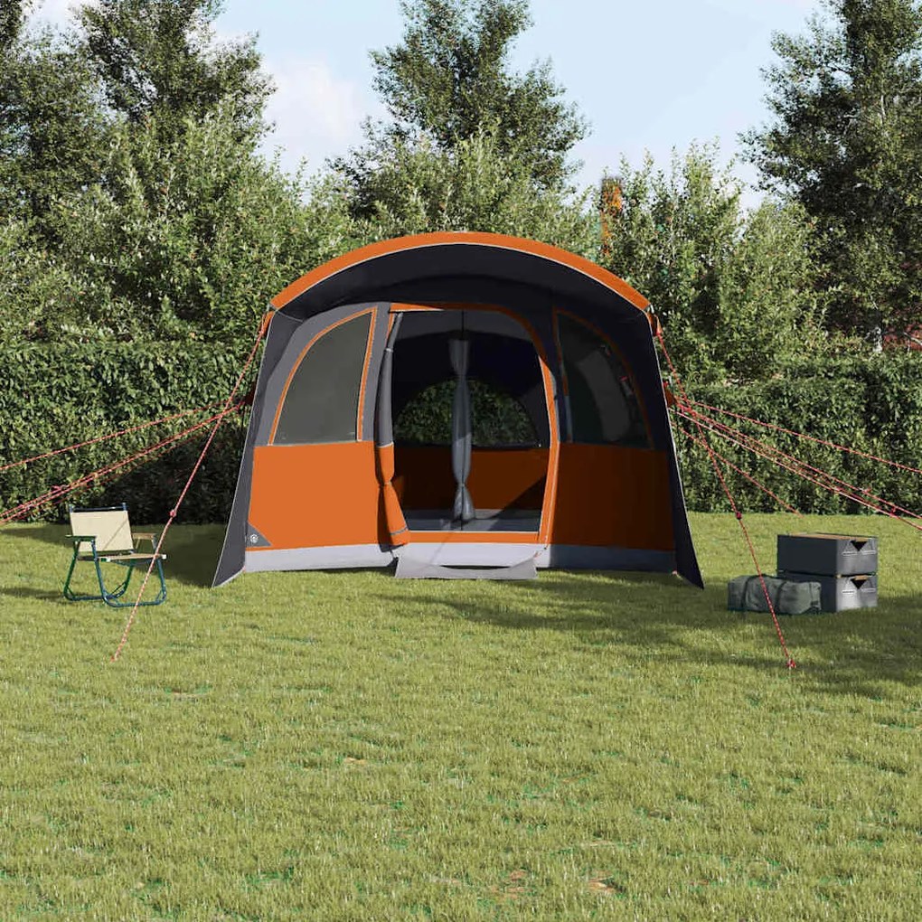 vidaXL Σκηνές Γκρι και πορτοκαλί 576 x 325 x 213 εκ Πολυεστέρας