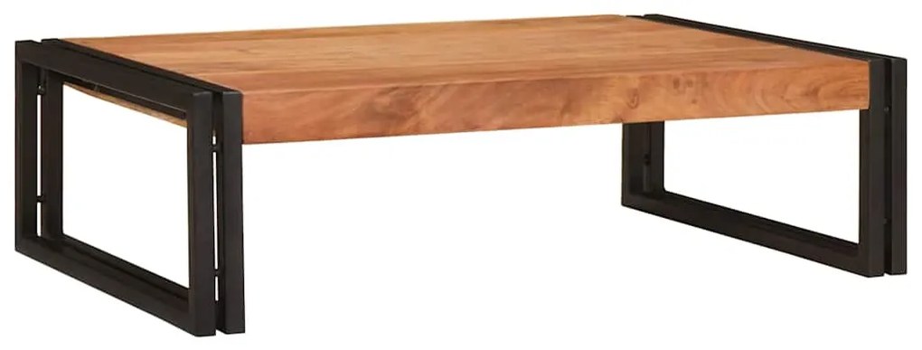 vidaXL Ράφι μπάνιου 80 x 50 x 23 εκ Μασίφ ξύλο μάνγκο και σίδερο