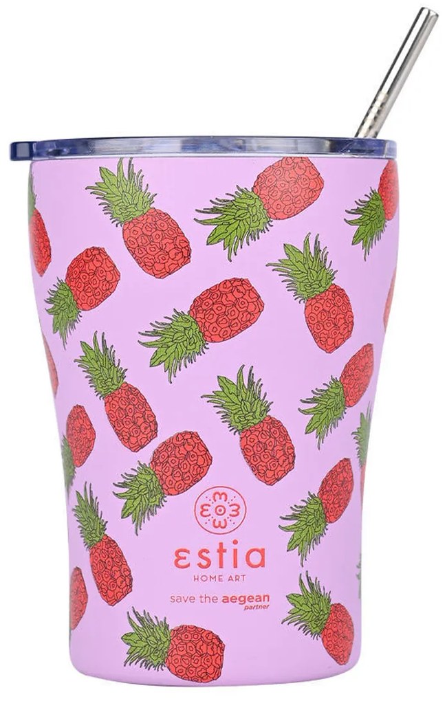 Ποτήρι Θερμός 350ml Estia Save The Aegean Tropic Tango 01-23089