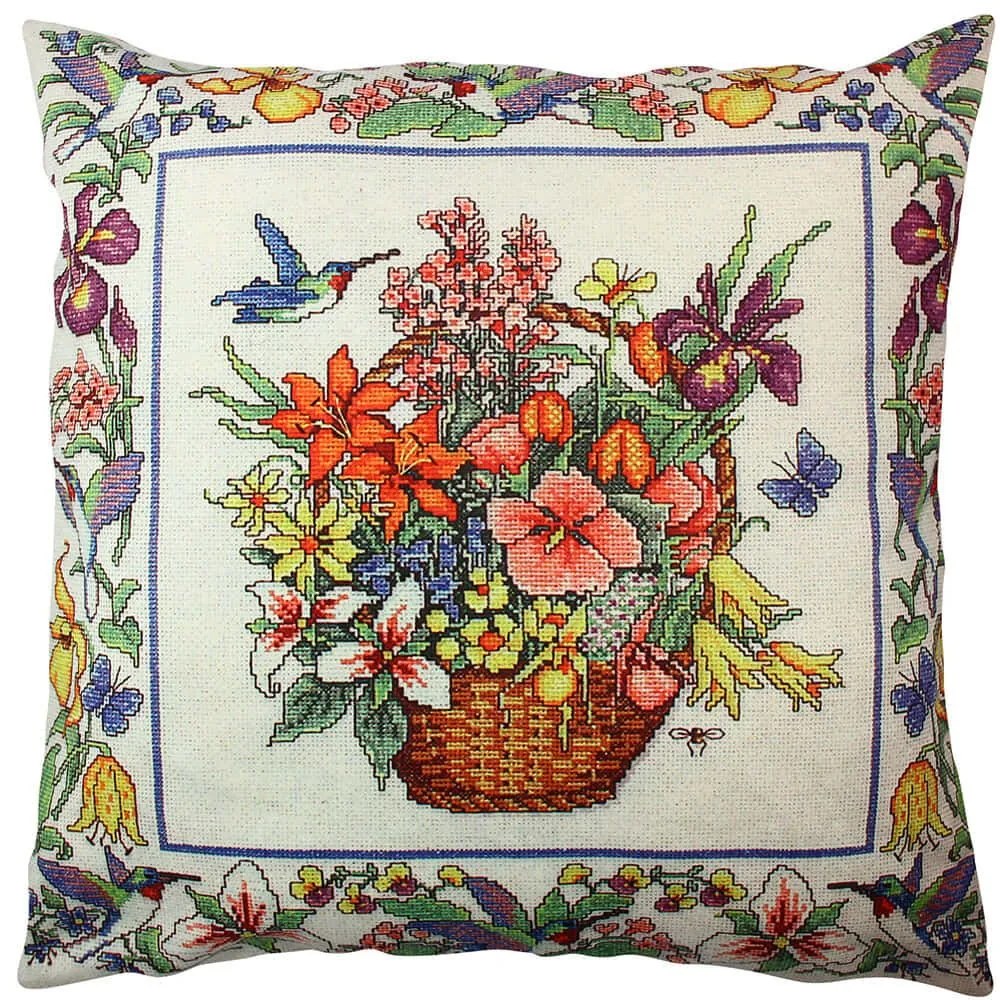 Μαξιλάρι Διακοσμητικό (Με Γέμιση) 420GRC0116 Multi Aberto Design 43X43 Polyester,Cotton