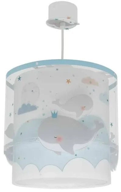 Κρεμαστό Φωτιστικό Οροφής ABS Whale Dreams Blue Μπλε E27 15W 61172T ANGO-61172T-Μπλε 61172T