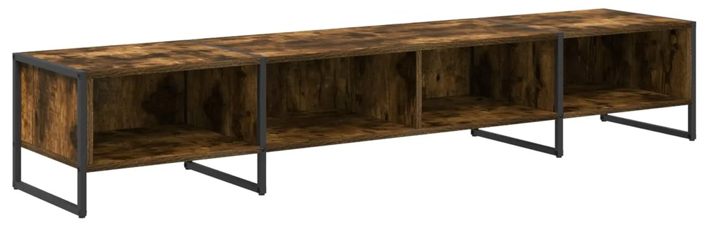 vidaXL Ντουλάπι TV Καπνιστό Δρύς 170.5 x 36 x 30.5 εκ