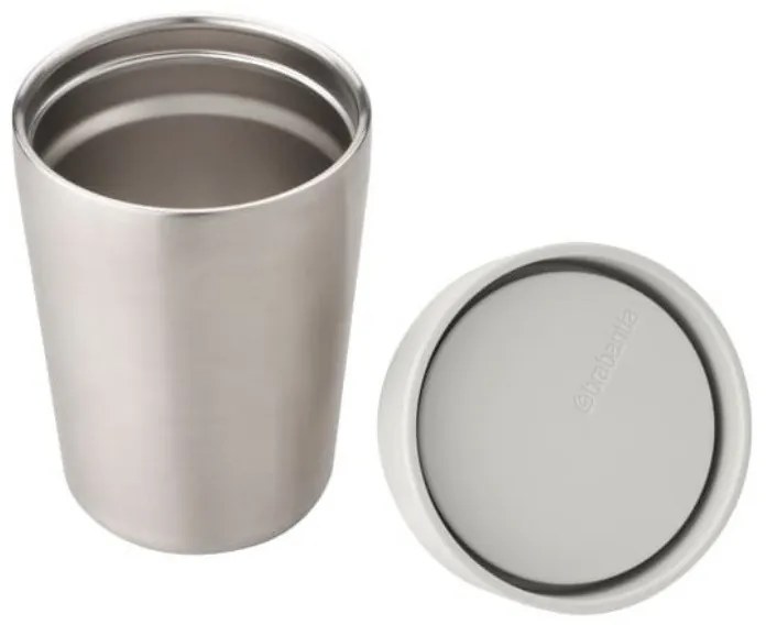 Thermal Cup Brabantia Make&Take 1008492, 200 ml, χωρίς διαρροή, χωρίς BPA, ανοιχτό γκρι