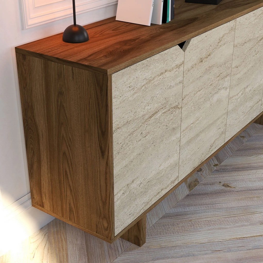 Console Istemi - Walnut, Travertine Walnut
Travertine