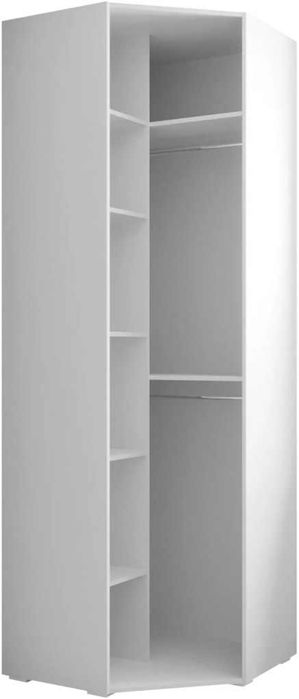 Γωνιακή Ντουλάπα Inova IV-Μαύρο