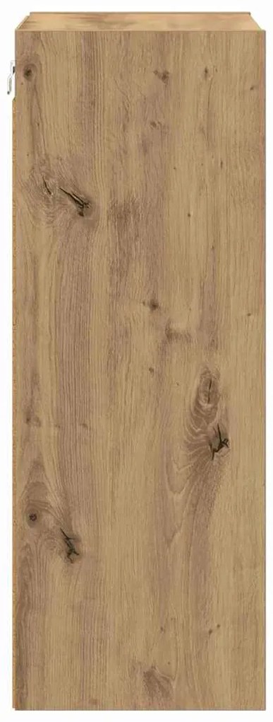 vidaXL Κρεμαστό ντουλάπι Riga Artisan Oak 40 x 29,5 x 80 εκ.