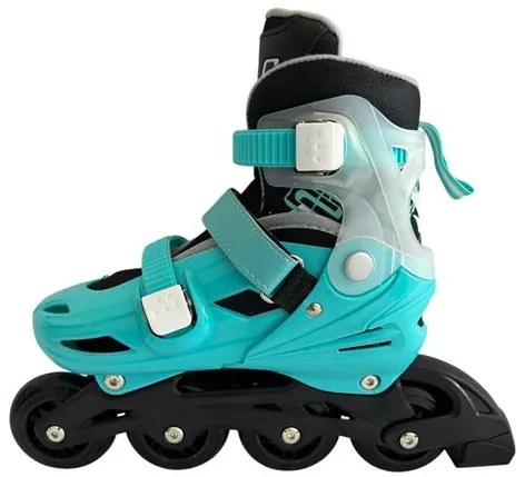 Αυξομειούμενα Rollers G&C BW125 ΣΕΤ 4 ΣΕ 1 INLINE SKATES Μπλε/Μαύρο Medium 35-38