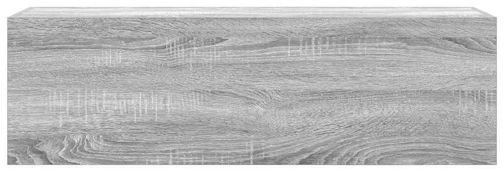 Ντουλάπι τοίχου μπάνιου Γκρι Sonoma 100x25x30 cm - Γκρι