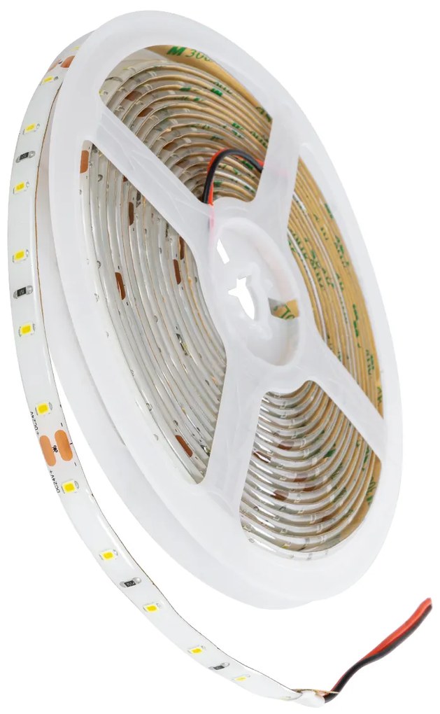 GloboStar® LILAC 70301 Ταινία LED 6W/m 690lm/m 120° DC 24V Αδιάβροχη IP65 - 60 x SMD 2835 LED Chip/Μέτρο - Μ5000 x Π8 x Υ2mm - Ρολό 5 Μέτρων - Φυσικό Λευκό 4500K - 5 Χρόνια Εγγύηση