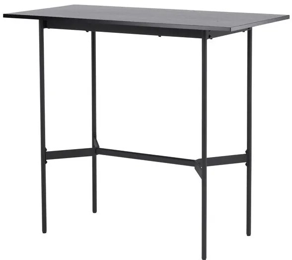 Τραπέζι μπαρ Dallas 3808, 105x60x120cm, Ινοσανίδες μέσης πυκνότητας, Μέταλλο, Μαύρο | Epipla1.gr
