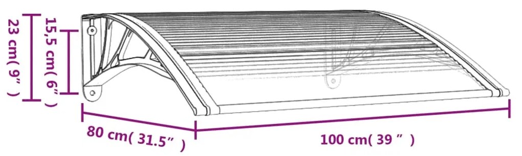 ΣΤΕΓΑΣΤΡΟ ΠΟΡΤΑΣ ΜΑΥΡΟ &amp; ΔΙΑΦΑΝΕΣ 100 X 80 ΕΚ ΑΠΟ ΠΟΛΥΚΑΡΒΟΝΙΚΟ 153588