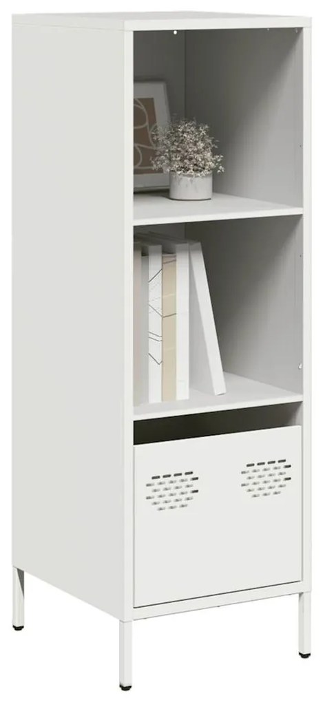 Ντουλάπι Λευκό 35x39x103,5 εκ. από Χάλυβα