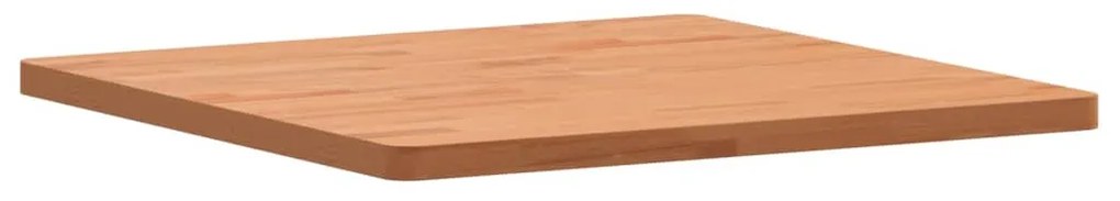 vidaXL Επιφάνεια Τραπεζιού Τετράγωνη 60x60x2,5 εκ. Μασίφ Ξύλο Οξιάς