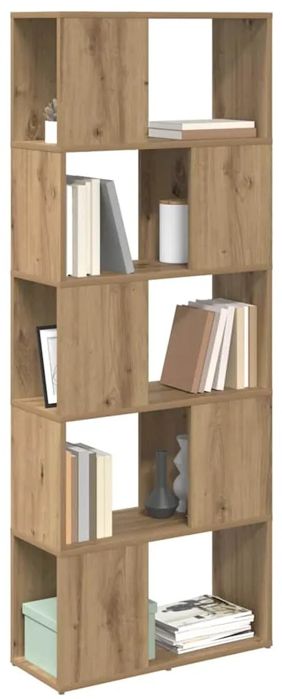 vidaXL Κέντρο ψυχαγωγίας Καφέ 60 x 24 x 155 εκ Επεξεργασμένο ξύλο