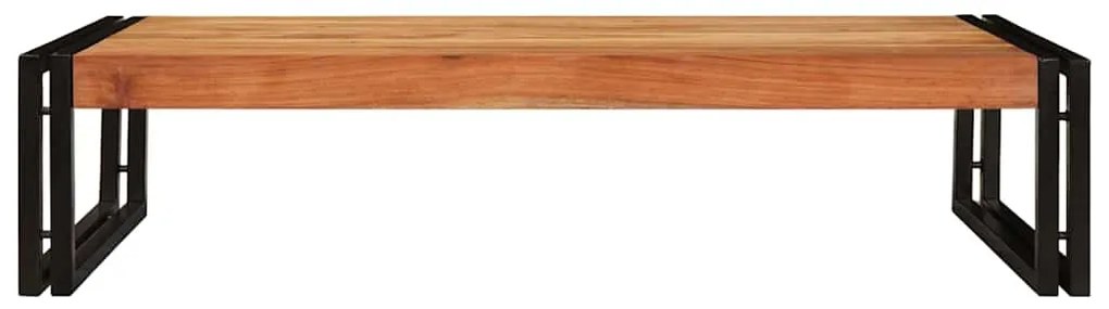 vidaXL Ράφι μπάνιου 100 x 50 x 23 εκ. Μασίφ ξύλο μάνγκο και σίδερο