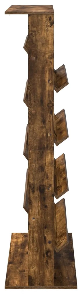 vidaXL Ράφι Περιοδικών με ράφι Καπνιστό Δρύς 70 x 41 x 156 εκ.