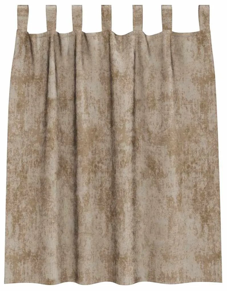vidaXL Κουρτίνα με κουρτίνες 2 pcs Μπρονζέ 140 x 140 cm Βελούδο