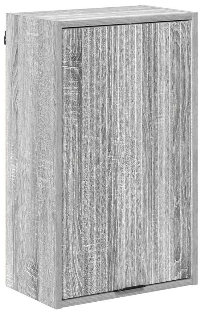 vidaXL Ντουλάπι Μπάνιου Επιτοίχιο Γκρι sonoma 39 x 23.5 x 65 εκ.