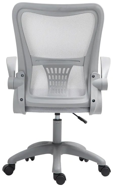 Καρέκλα γραφείου εργασίας Annalise pakoworld mesh γκρι 57x53x100εκ (1 τεμάχια)