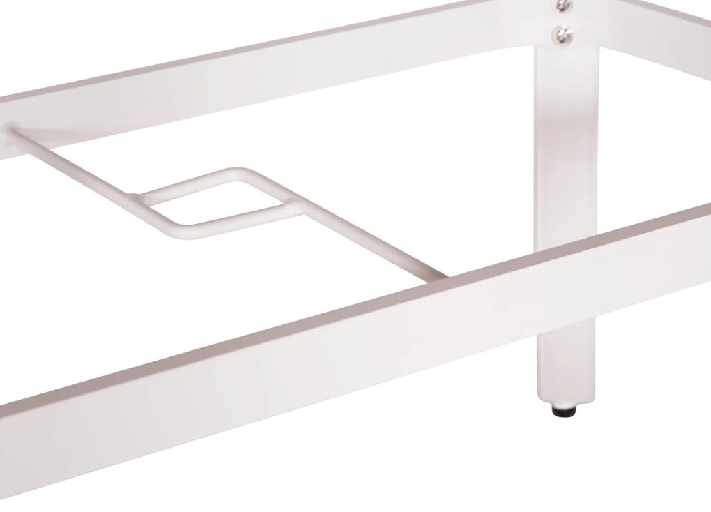 Τραπέζι κήπου TELAMO Οβάλ Αλουμίνιο Λευκό με Polywood 160X90Χ73,5Υ εκ. 160x90x73.5 εκ.