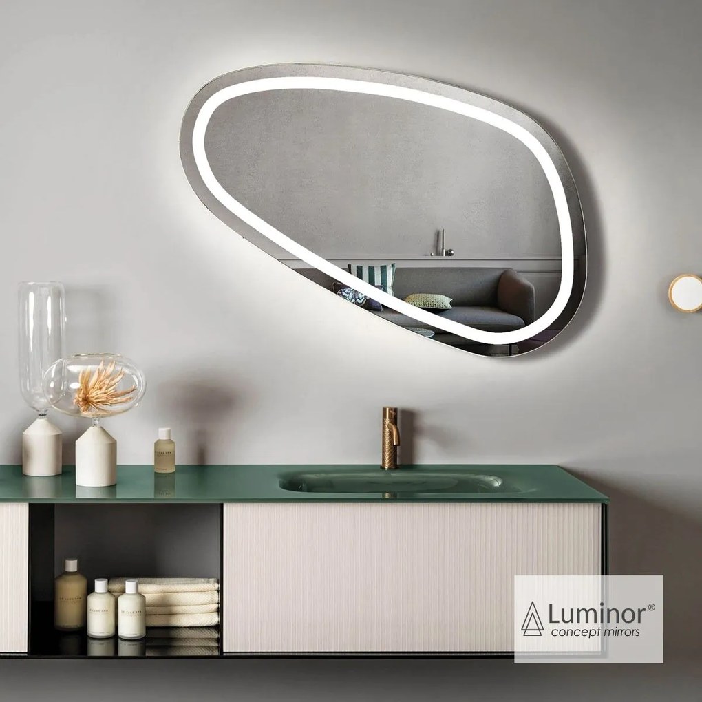 Luminor JOKER 80 Φωτιζόμενος καθρέφτης Led 20W 2100 LUMEN 80x45εκ