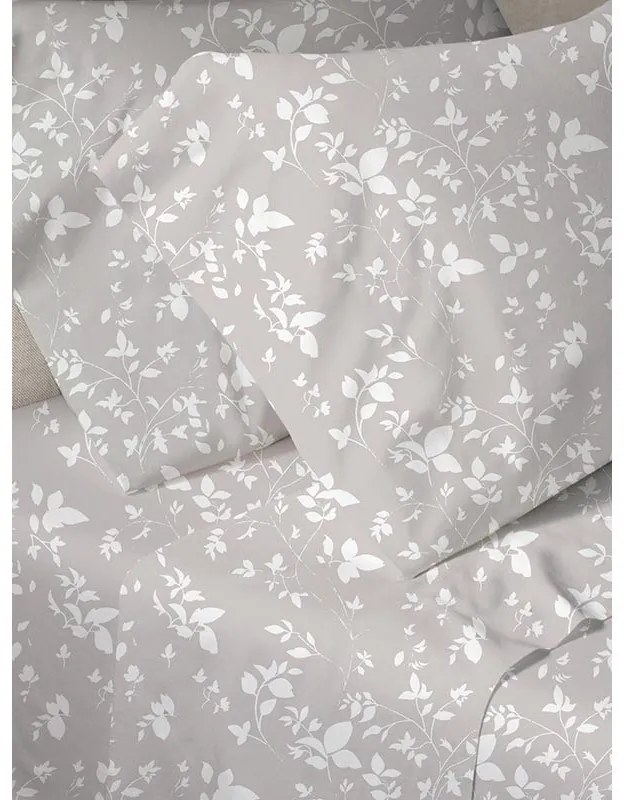 Παπλωματοθήκη Menta Εμπριμέ 040 Grey Μονή (170x250)