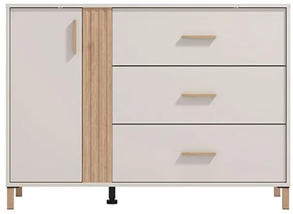 Κομότα Belfort 2K3F Cashmere -Artisan Oak 120x40x90 εκ. 120x40x90 εκ.