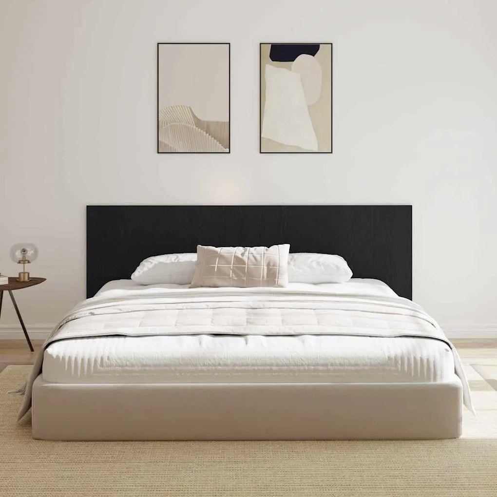 vidaXL Κεφαλάρι Μαύρη δρυς 240 x 1,5 x 80 εκ. Επεξεργασμένο ξύλο