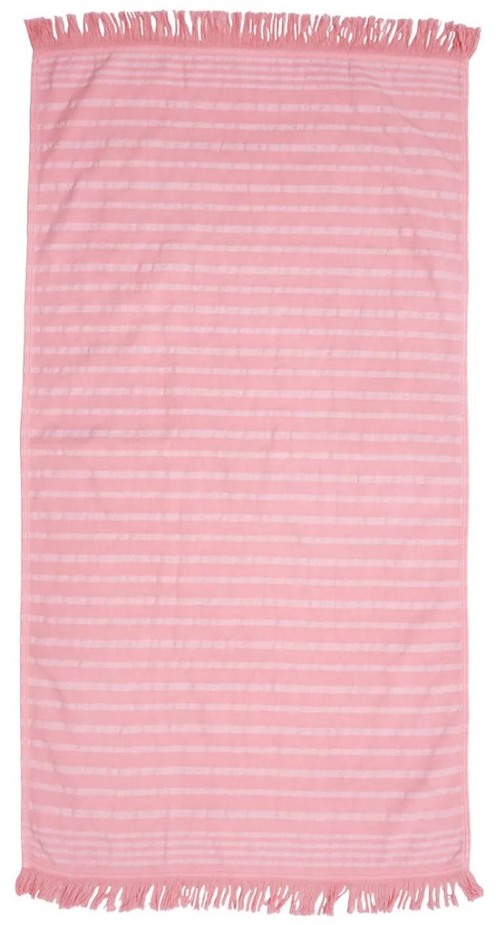 Πετσέτα Θαλάσσης - Παρεό (80x160) Anna Riska Serifos Blush Pink