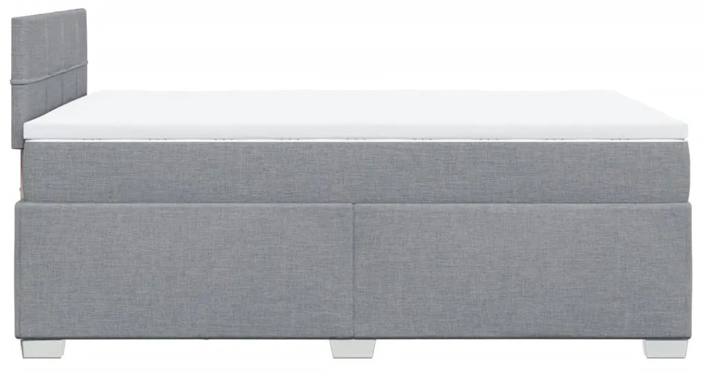 ΚΡΕΒΑΤΙ BOXSPRING ΜΕ ΣΤΡΩΜΑ ΑΝΟΙΧΤΟ ΓΚΡΙ 120X200 ΕΚ. ΥΦΑΣΜΑΤΙΝΟ 3288155