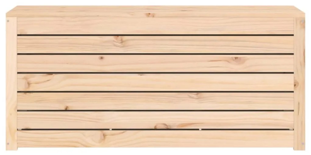 vidaXL Μπαούλο Κήπου 101 x 50,5 x 46,5 εκ. από Μασίφ Ξύλο Πεύκου