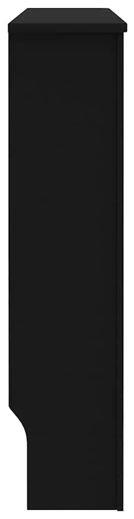 vidaXL Κάλυμμα Καλοριφέρ Μαύρο 112 x 19 x 81,5 εκ. από MDF