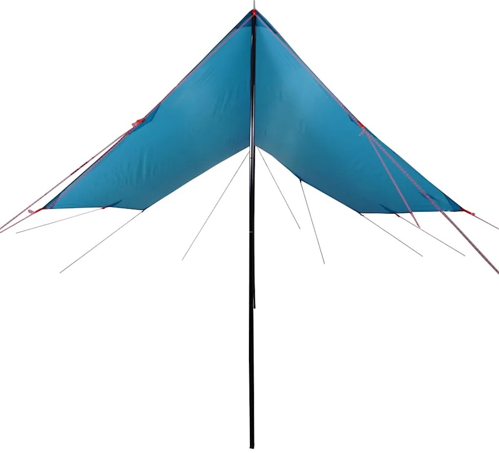 vidaXL Μουσαμάς Κάμπινγκ Αδιάβροχος Μπλε 460x305x210 εκ.