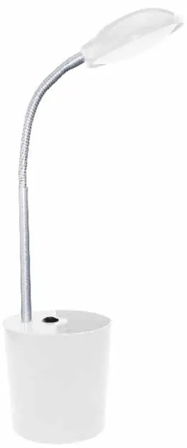 Πορτατίφ LED Με Μολυβοθήκη Aca Hullen 16035LEDWH White