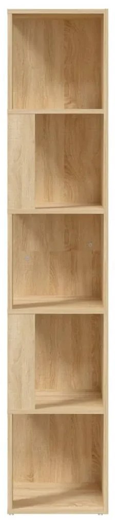 Ντουλάπι Γωνία Sonoma Oak 33 x 33 x 164,5 εκ. από Επεξ. Ξύλο - Καφέ