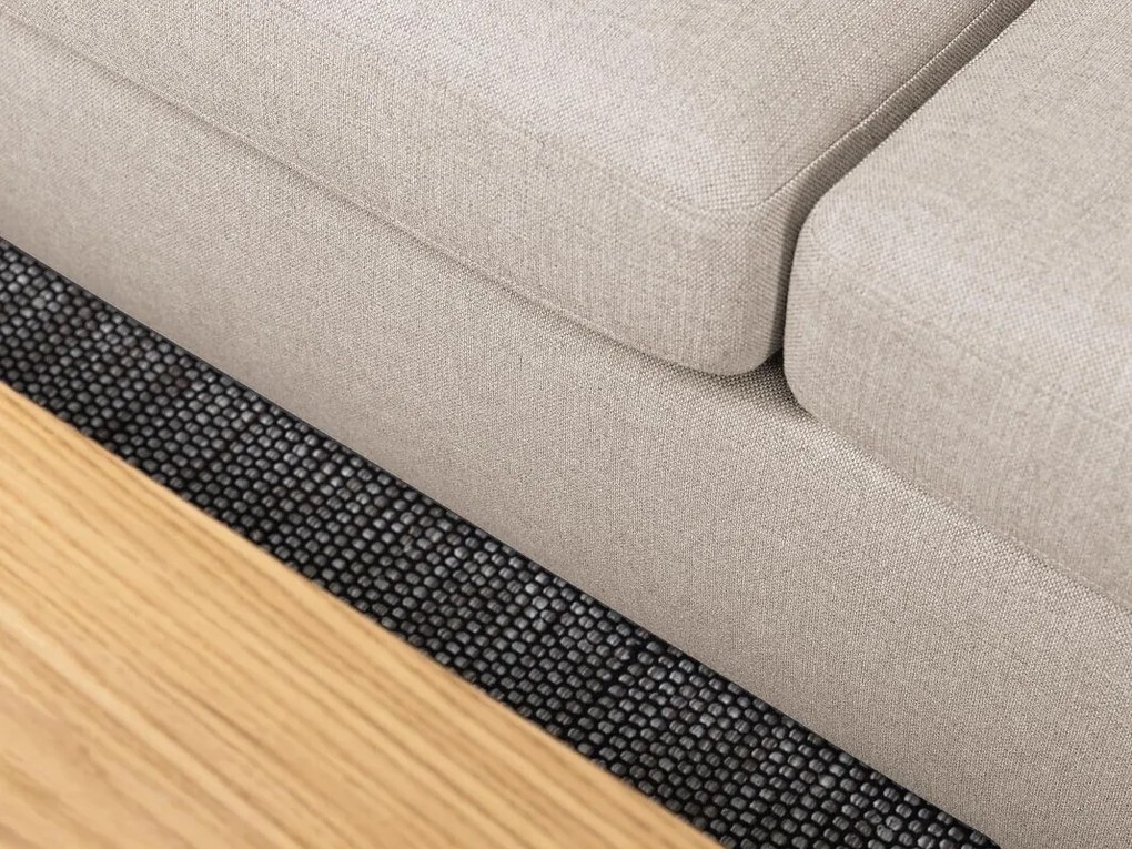 Γωνιακός Καναπές Scandinavian Choice C157, Ανοιχτό καφέ, 344x199x80cm