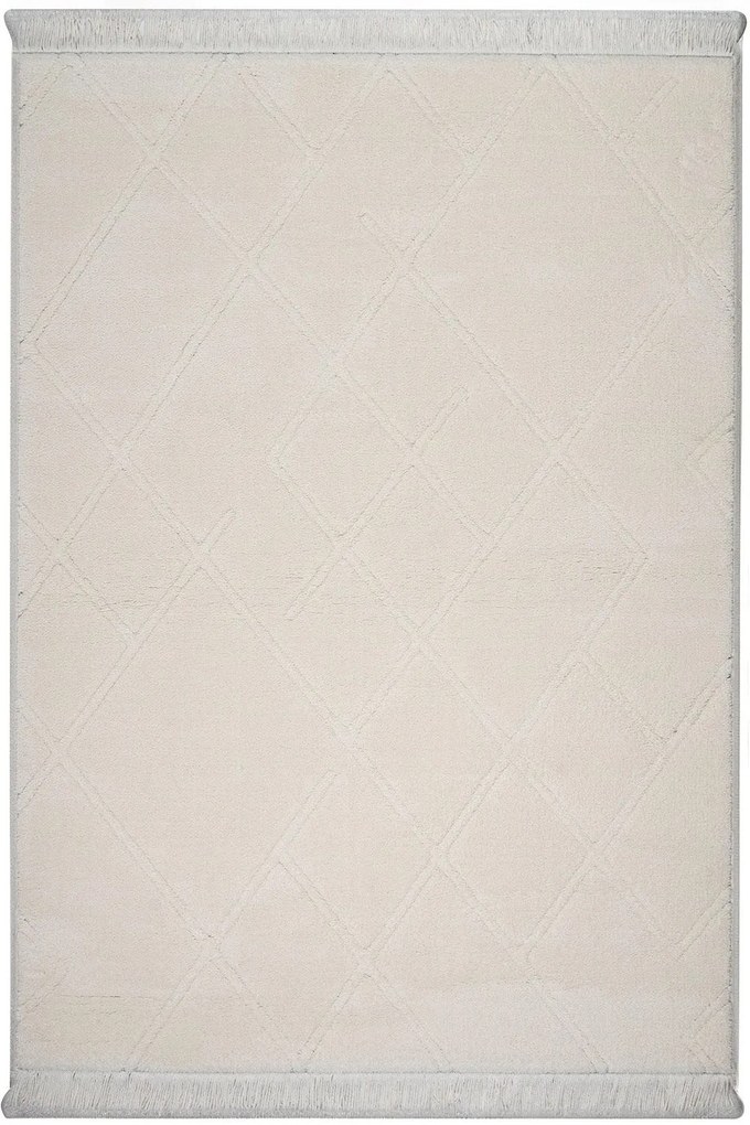 Χαλί Dorothea 1192A 66 Cream Βιοκαρπέτ 133X190cm