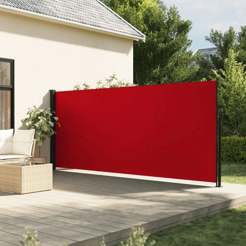 Σκίαστρο Πλαϊνό Συρόμενο Κόκκινο 180 x 300 εκ. - Κόκκινο