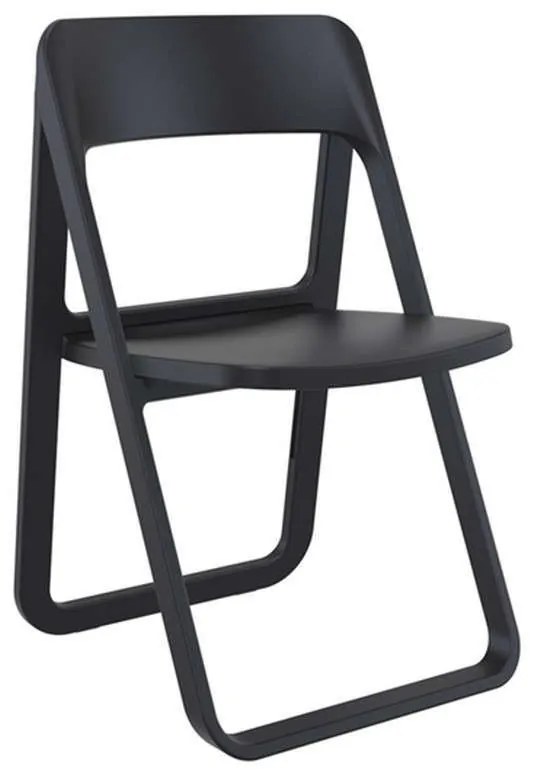 Καρέκλα Πτυσσόμενη Dream 20.0042 48Χ52Χ82cm Black Siesta