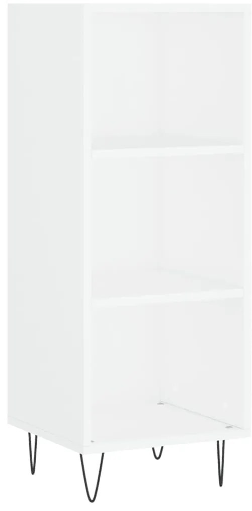 vidaXL Ντουλάπι Λευκό 34,5x32,5x90 εκ. Επεξεργασμένο Ξύλο