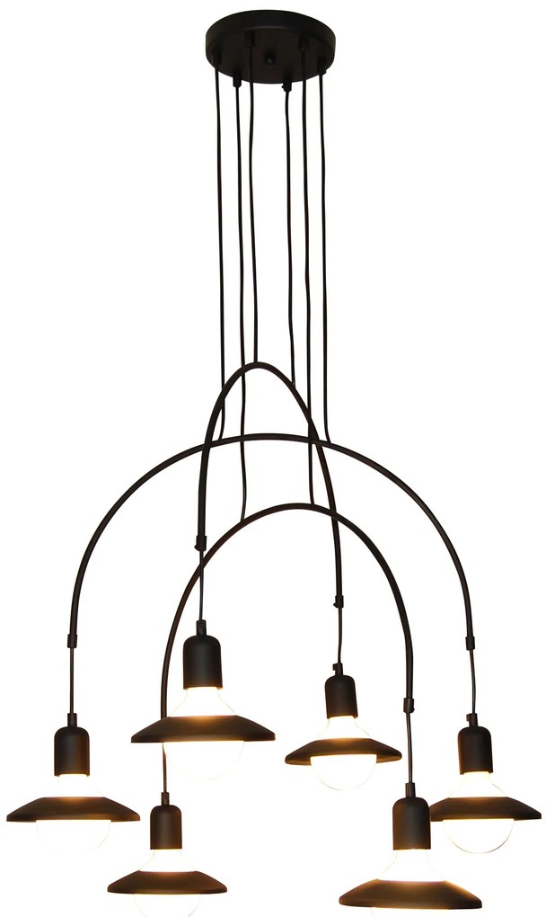 HL-3528-6 EVERDINA BLACK PENDANT