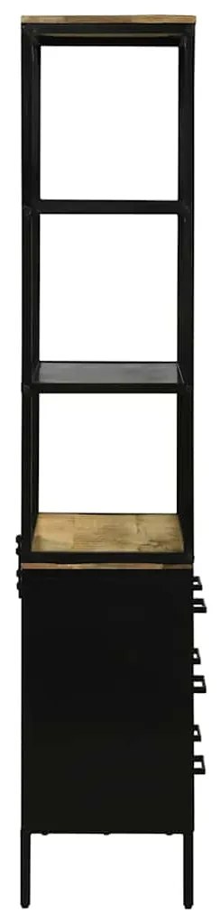 vidaXL Highboard Καφέ 70 x 35 x 180 εκ. Μασίφ ξύλο μάνγκο
